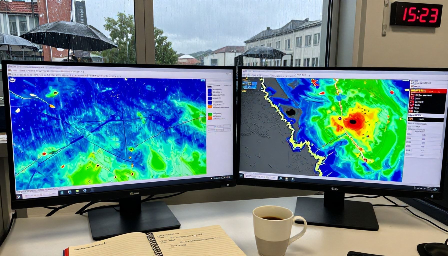 Stündliche Niederschlagswerte im Detail analysiert