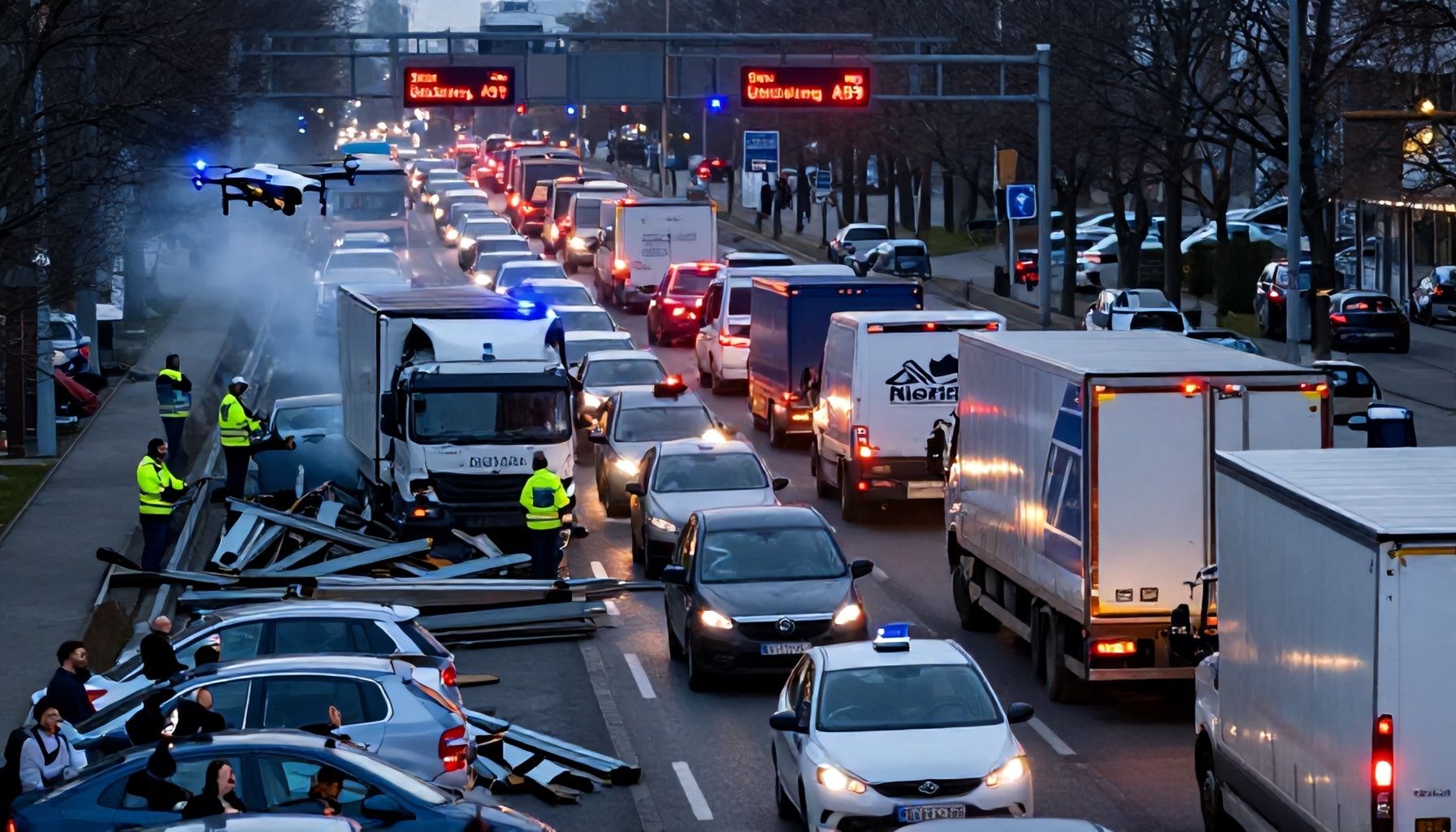 Stundenlange Sperrung: Folgen für Pendler und Wirtschaft
