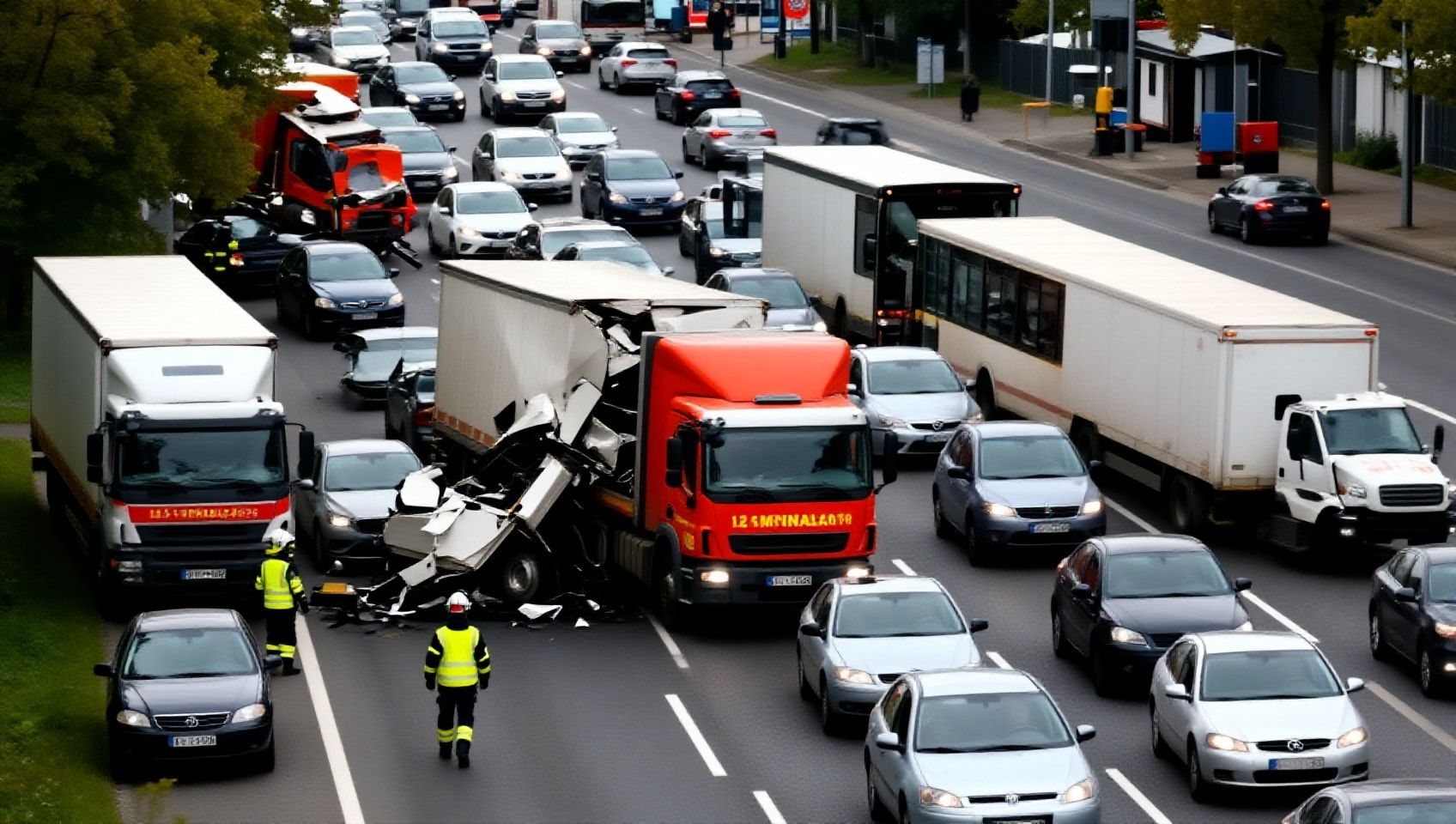Stundenlange Wartezeiten: Welche Folgen der Lkw-Unfall für Pendler hat
