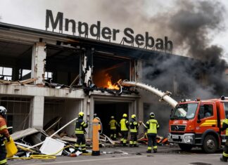 Brand in Münchner Südbad zerstört – 150 Einsatzkräfte im Großeinsatz
