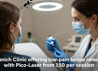 Münchner Klinik bietet schmerzarme Tattoo-Entfernung mit Pico-Laser ab 150 Euro pro Sitzung