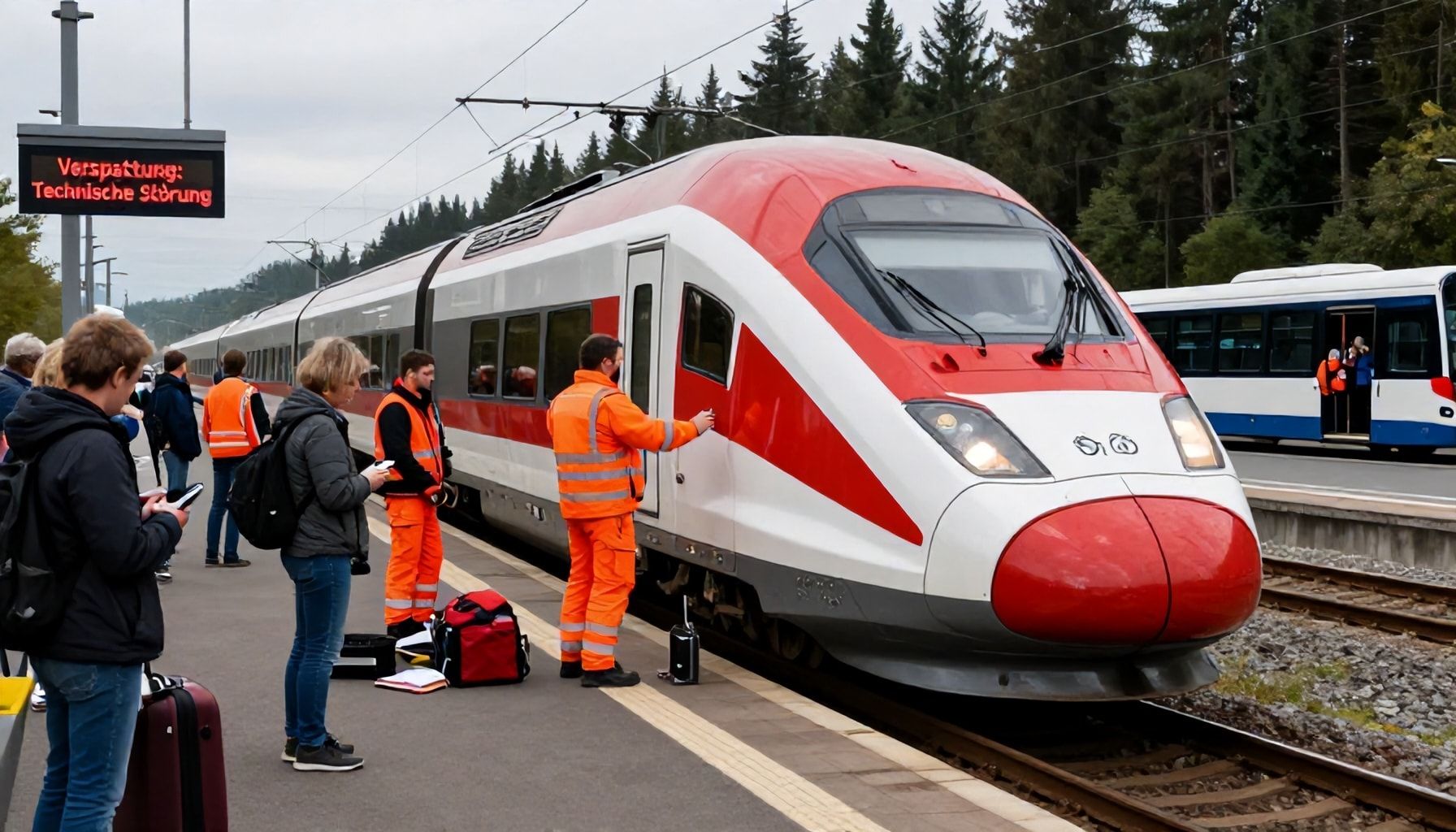 Technischer Defekt zwingt zur Notbremsung in Österreich