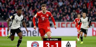 Bayerns 3:1 gegen Gladbach katapultiert Münchner auf Tabellenplatz zwei