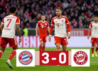Bayerns 3:0-Sieg gegen St. Pauli katapultiert sie auf Tabellenplatz 1