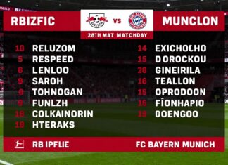 RB Leipzig und Bayern München: Die Aufstellungen für das Topspiel der 28. Bundesliga-Spielzeit
