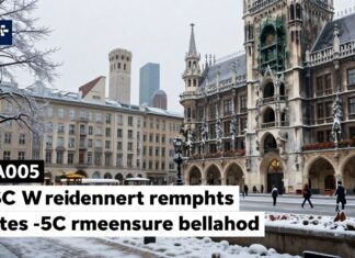 Münchens Temperaturen stürzen auf minus 5 Grad – Frostwarnung bis Wochenende