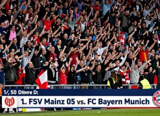 Mainz 05 empfängt Bayern München: Duell um Platz 3 mit 50.000 Fans erwartet