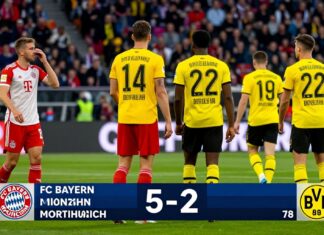 Derby-Höhepunkt: Bayern und Dortmund liefern sich 5:2-Krimi im Topspiel