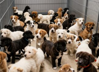 Über 30 Welpen im Münchner Tierheim auf der Suche nach Zuhause
