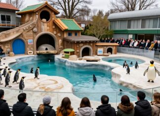 Neue Pinguin-Anlage im Tierpark München Hellabrunn nach 18 Monaten Bauzeit eröffnet