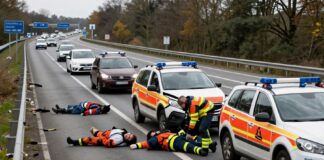 Schwerer Unfall in München: Drei Verletzte nach Crash an der A96-Ausfahrt