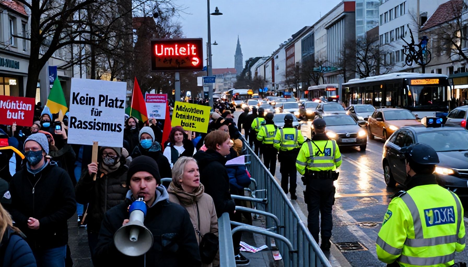 Verkehrschaos und Absperrungen: Folgen für die Stadt