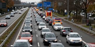 Stauchaos auf A9: Aktuelle Verkehrslage in München mit 12-Kilometer-Stau nach Unfall