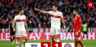 Stuttgarts Überraschungscoup: Bayern unterliegt 3:1 nach frühem Lewandowski-Platzverweis