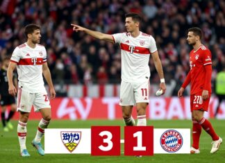 Stuttgarts Überraschungscoup: Bayern unterliegt 3:1 nach frühem Lewandowski-Platzverweis