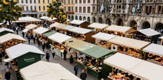 Münchens Viktualienmarkt feiert 200 Jahre Tradition mit neuem Bio-Konzept und 140 Ständen