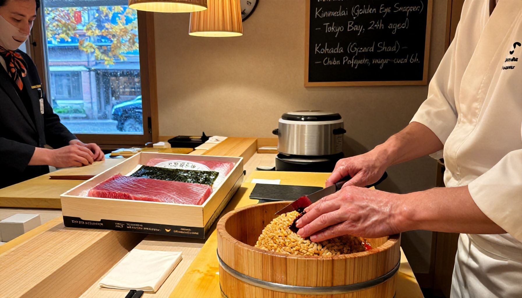 Vom Tokio-Flug direkt auf den Teller