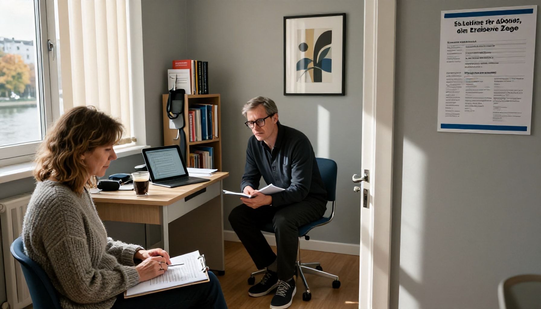 Von der Anmeldung bis zum Erstgespräch: Praktische Schritte