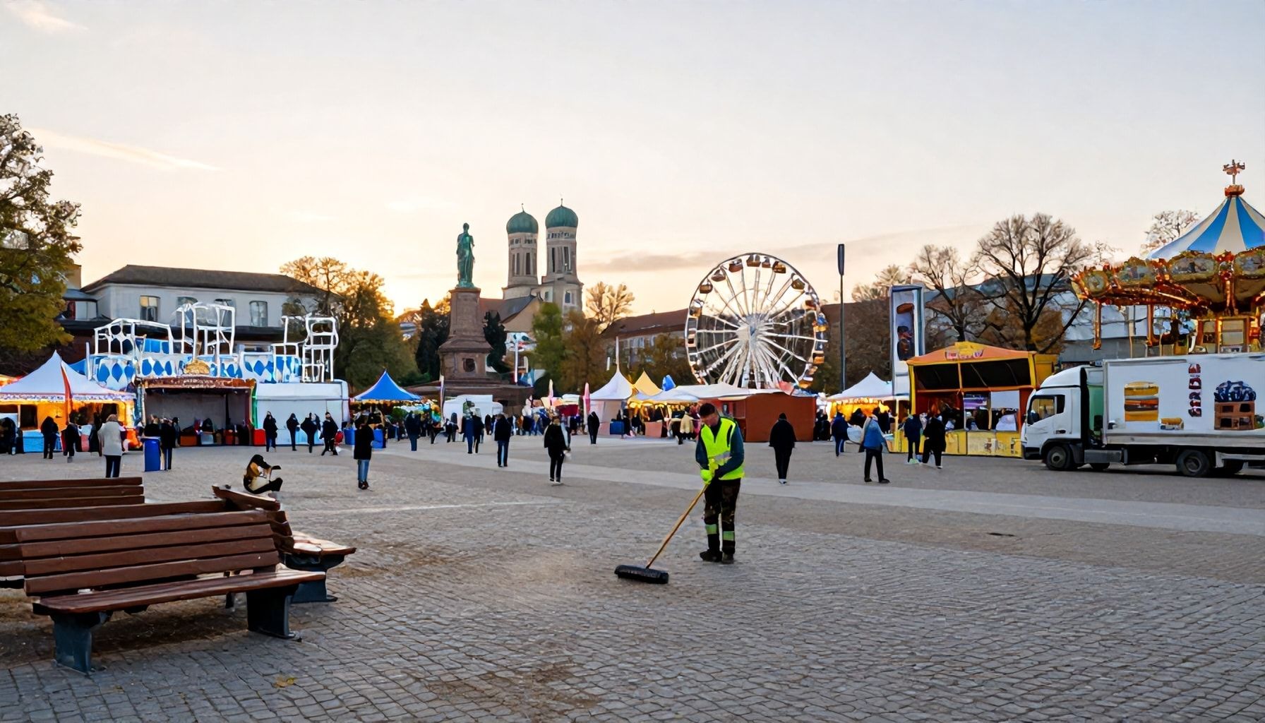 Von der Oktoberfest-Wiese zum Frühlingsfest