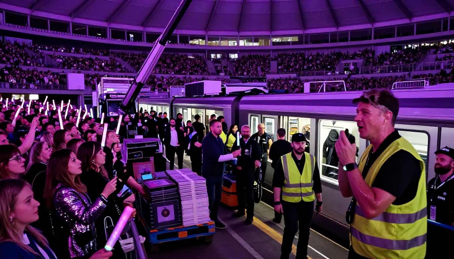 Von Merch-Ständen bis U-Bahn-Chaos: Logistik hinter dem Mega-Event