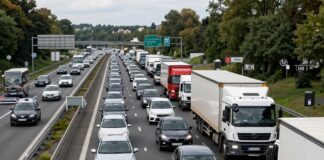 Stau-Chaos auf A8: 70 Kilometer Stau zwischen München und Augsburg nach Lkw-Unfall