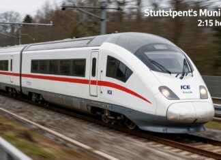Stuttgart–München in 2:15 Stunden: ICE-Sprinter bricht Rekord auf neuer Strecke