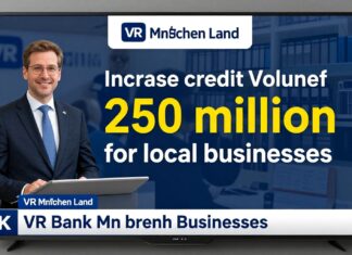 VR Bank München Land erhöht Kreditvolumen für lokale Unternehmen auf 250 Millionen Euro