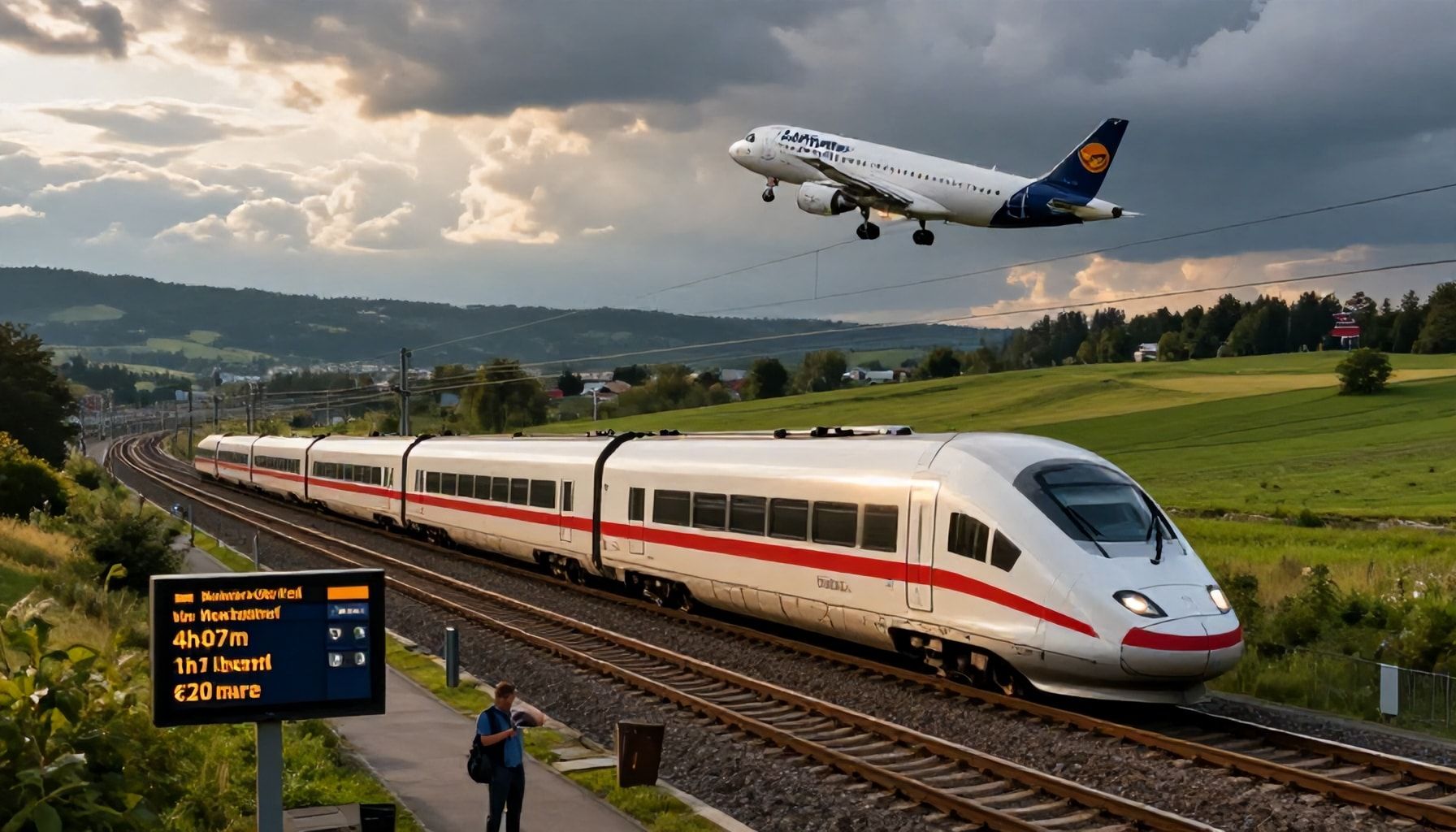 Wachsende Konkurrenz auf der Strecke München–Wien