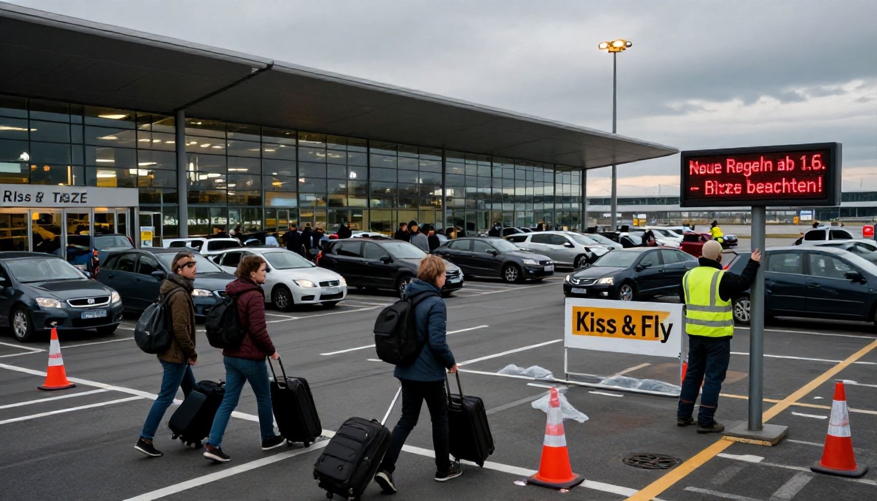 Warum die Parkplatzregeln am Terminal 2 jetzt ändern
