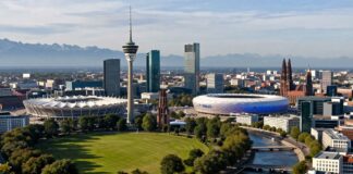 Live-Webcam zeigt München vom Olympiaturm in Echtzeit und 360-Grad-Blick