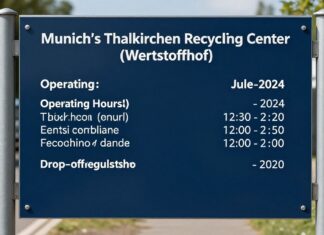 Neue Öffnungszeiten und Annahmeregeln am Wertstoffhof Thalkirchen ab Juni 2024