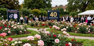 Westpark München feiert 40 Jahre Grünfläche mit neuem Rosengarten und 12.000 Blumen