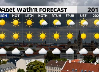 Münchens Wettertrend: Sonnenschein und Schauer in den nächsten 14 Tagen