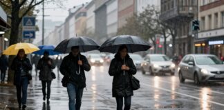 München erwartet am Sonntag bis zu 25 Liter Regen pro Quadratmeter