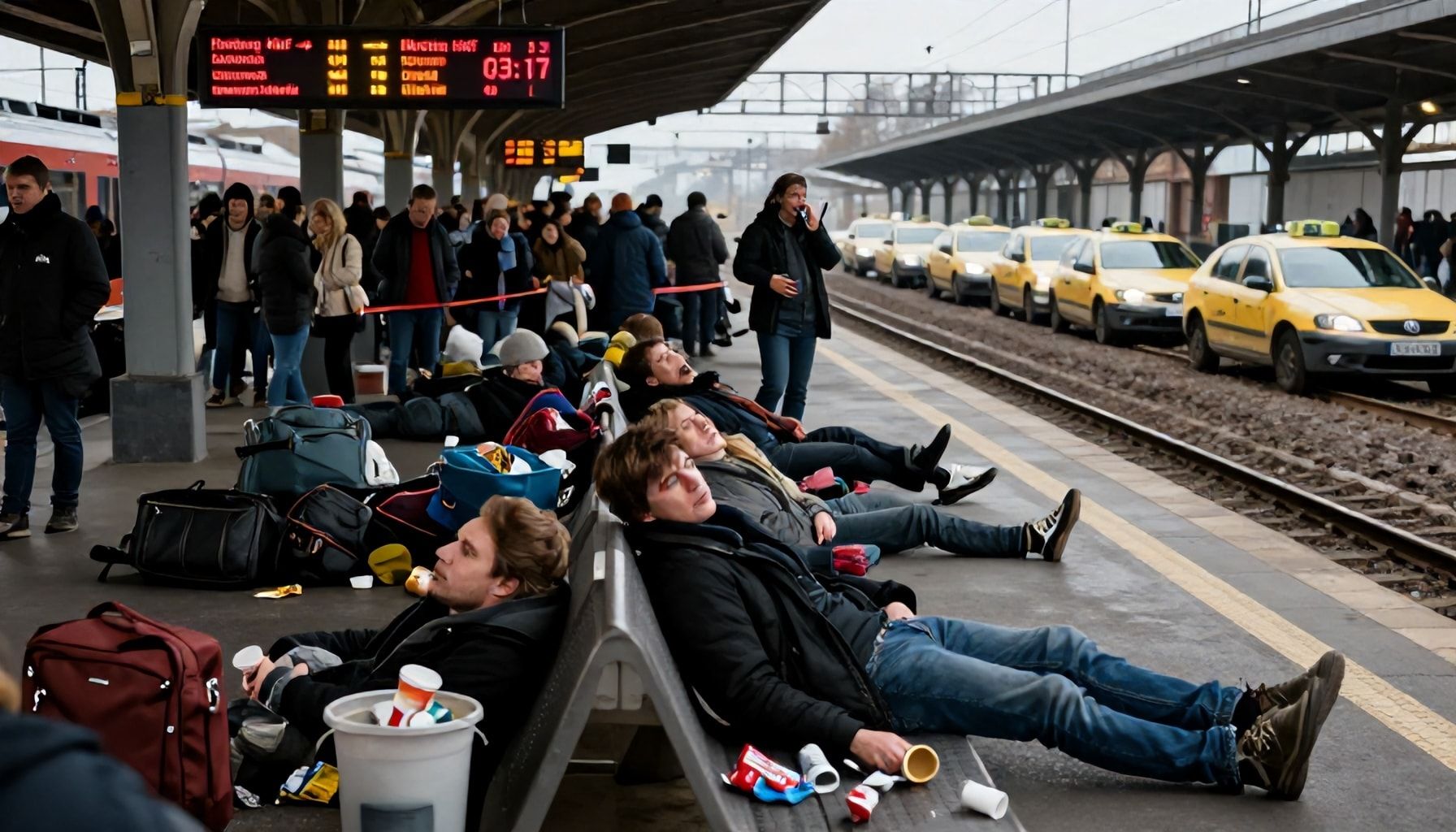 Wie 12.000 Fahrgäste tagelang im Chaos strandeten
