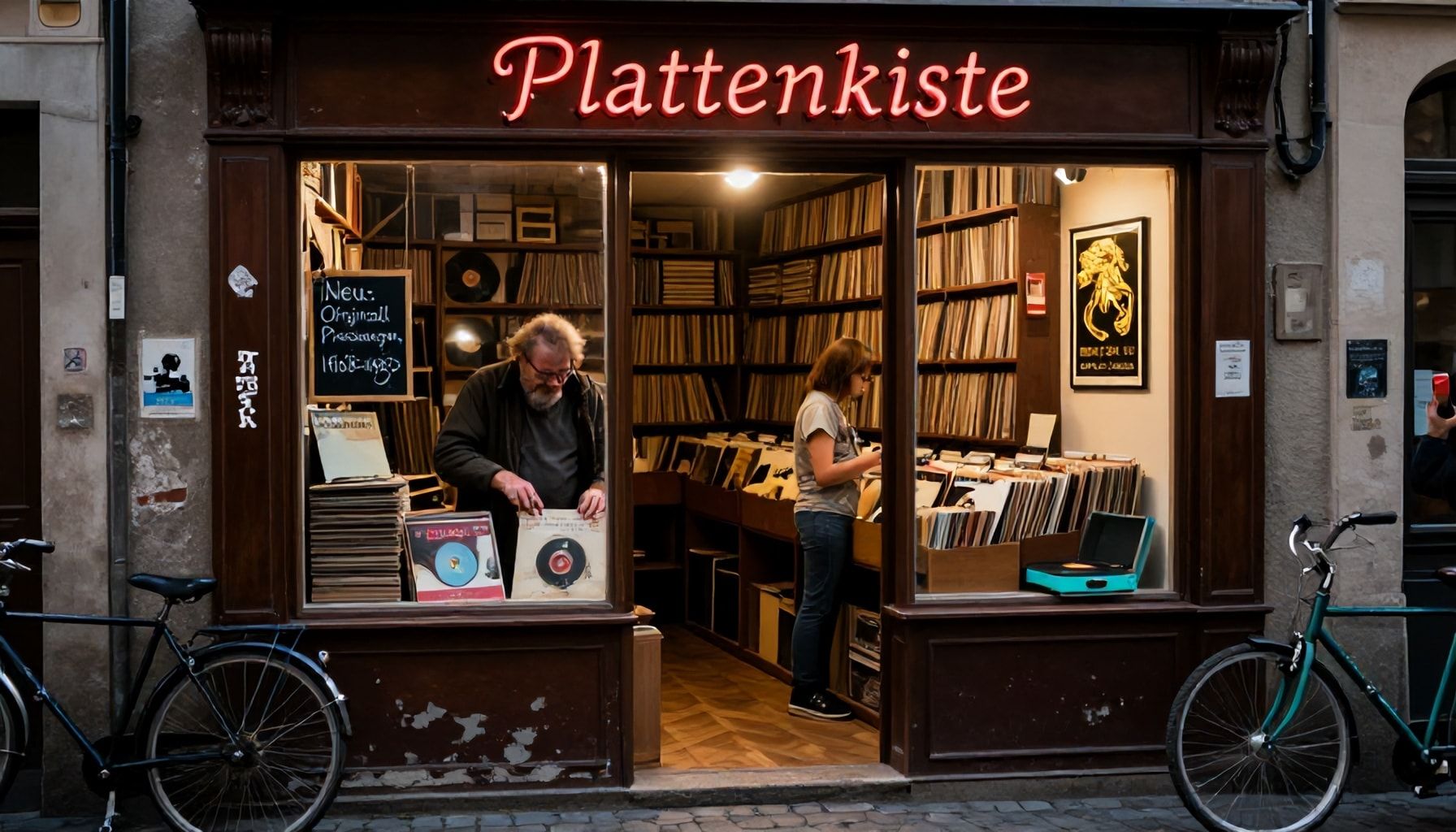 Wie alles mit einer Kiste Plattenspieler begann