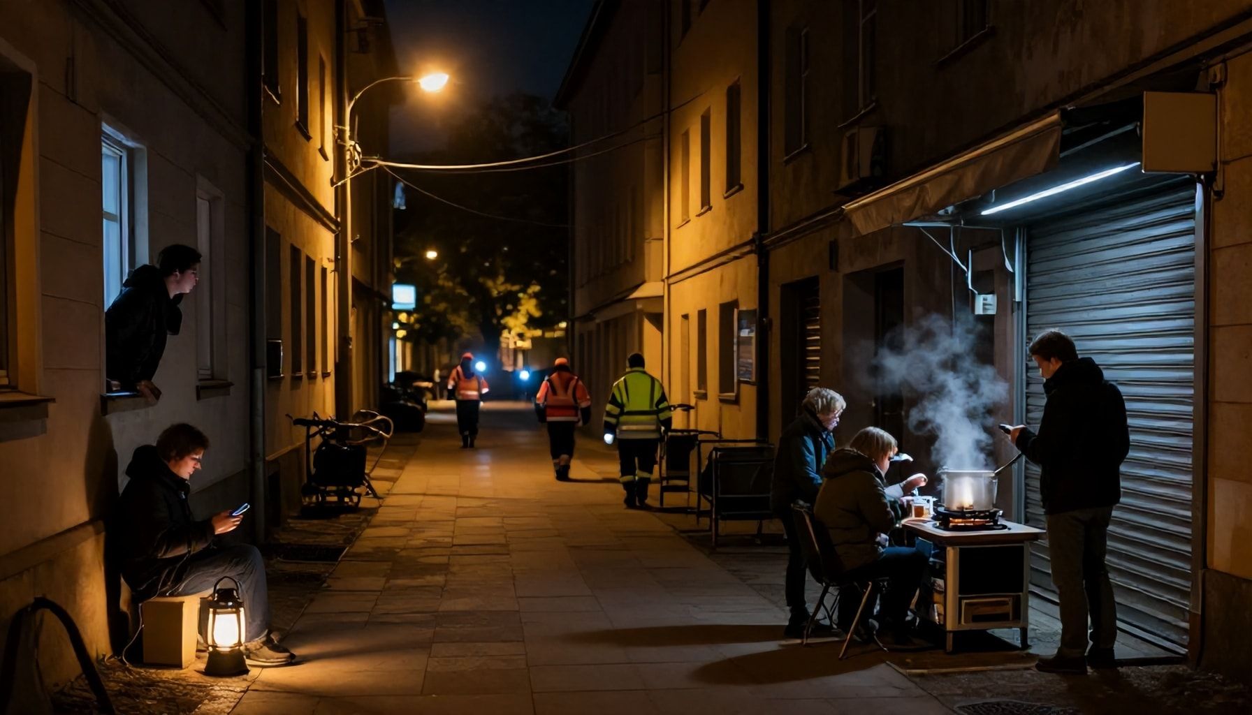 Wie Anwohner mit Stromausfall umgehen können