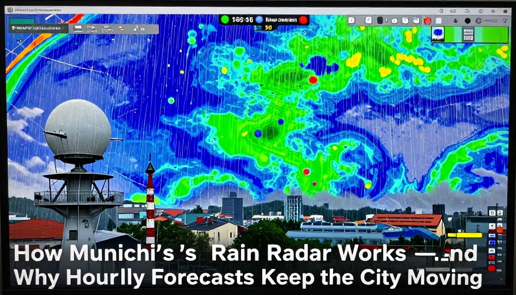 Wie der Regenradar für München funktioniert
