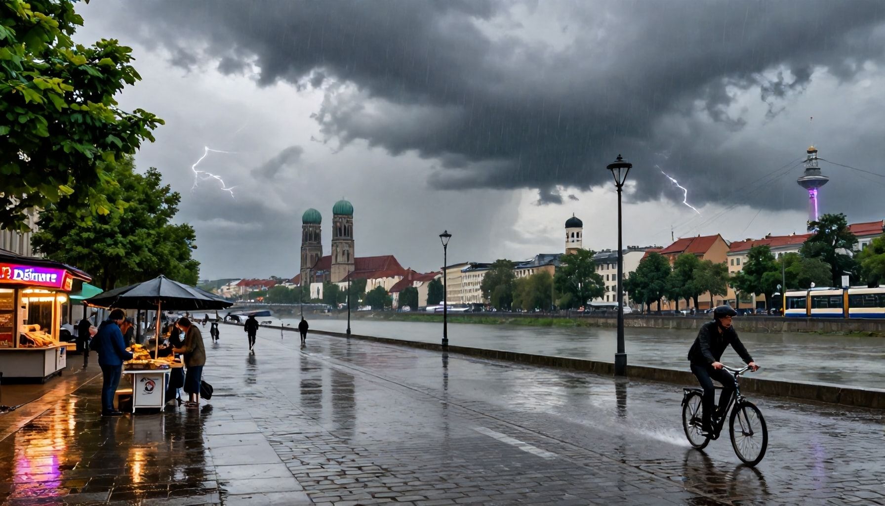 Wo es am stärksten gießen wird