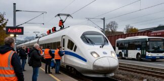 ICE-Sperrung zwischen Hamburg und München: 12.000 Reisende nach Oberleitungsschaden betroffen