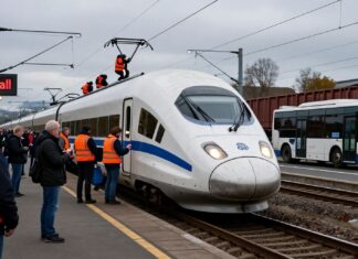 ICE-Sperrung zwischen Hamburg und München: 12.000 Reisende nach Oberleitungsschaden betroffen