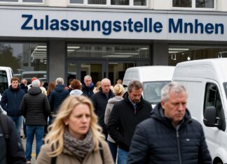 Wartzeiten bei der Zulassungsstelle München auf über sechs Wochen angestiegen
