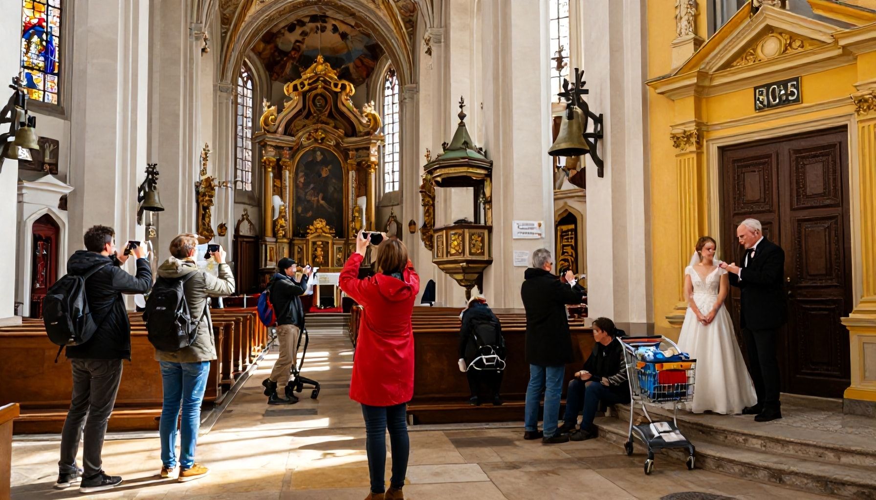 Zwischen Touristenandrang und Gemeindealltag: Wie die Kirchen heute genutzt werden