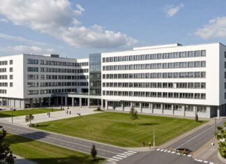 Neuer Campus für 1.200 Studierende: Bauhaus-Architektur in München-Freimann entsteht