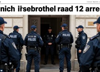 Polizei ermittelt nach 12 Festnahmen in Münchner Bordell für illegale Dienstleistungen