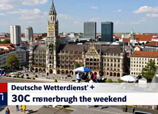 Deutsche Wetterdienst warnt vor 30 Grad in München bis Wochenende