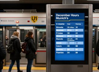 U1 in München: Neue Taktung ab Dezember mit 5-Minuten-Intervall zur HVZ