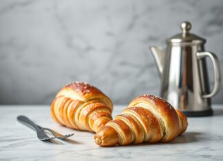 Die Kunst, das perfekte Frühstück zuzubereiten: Meine Reise zu Kaffee und Croissants The Art of Preparing the Perfect Breakfast: My Journey to Coffee and Croissants