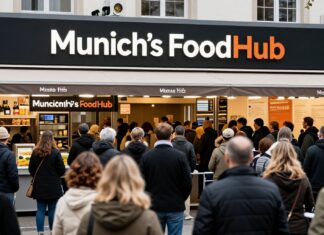 Münchens FoodHub eröffnet dritten Standort in Schwabing mit 15 neuen Food-Stationen