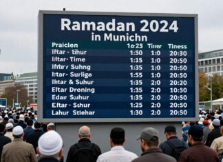 Ramadan 2024: Offizielle Gebetszeiten für München mit Iftar- und Suhur-Uhrzeiten